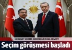 Cumhurbaşkanlığında seçim görüşmesi