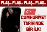 Cumhuriyet tarihinde bir ilk!