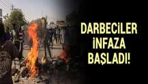 Darbeciler infaza başladı