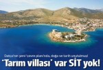 Datça'da iki katlı 'tarımsal villa' var, sit alanı yok