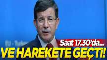 Davutoğlu harekete geçti