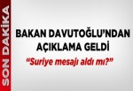 Davutoğlu'ndan flaş açıklama