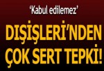 Dışişleri'nden AGİT'e tepki