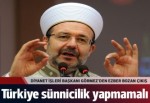 Diyanet: Türkiye sünnicilik yapıp taraf tutmamalı