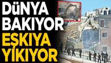 Dünya bakıyor eşkıya yıkıyor