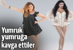 Ebru Polat ve Tuğba Özay yumruk yumruğa kavga etti