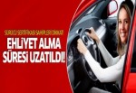 Ehliyet alma süresi 6 ay uzatıldı