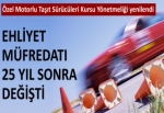 Ehliyet eğitiminde müfredat değişti