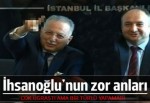 Ekmeleddin İhsanoğlu bozkurt işareti yapamadı