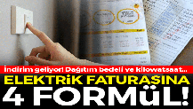 Elektrik faturasında indirim için 4 formül: Dağıtım bedeli ve kilowatsaat kararı...