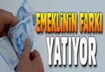 Emeklinin farkı yatıyor