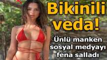 Emily Ratajkowski'den bikinili veda