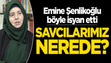 Emine Şenlikoğlu böyle isyan etti: Savcılarımız nerede?