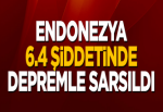 Endonezya 6.4 şiddetinde depreme sarsıldı