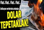 Enflasyon verisi sonrasında dolar düşüşe geçti