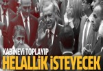 Erdoğan Kabineyi toplayıp helallik isteyecek