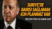 Erdoğan New York Times'a yazdı