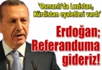 Erdoğan: Referanduma gideriz