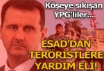 Esad'dan teröristlere yardım eli