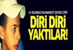 Filistinli Muhammed diri diri yakılmış