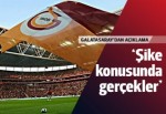 Galatasaray: Şike konusunda gerçekler