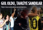 Gol oldu, tahliye sandılar