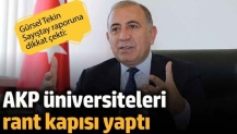 Gürsel Tekin Sayıştay raporuna dikkat çekti: AKP üniversiteleri rant kapısı yaptı