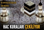 Hac kuraları çekiliyor