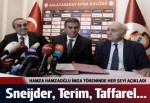 Hamzaoğlu'ndan Sneijder ve Terim cevabı