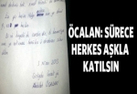 'Herkes aşkla sürece katılsın'