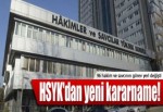 HSYK'dan yeni kararname!