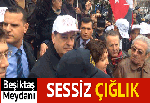 İlker Başbuğ Sessiz Çığlık eyleminde