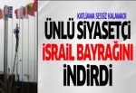 İrlandalı siyasetçi İsrail bayrağını indirdi