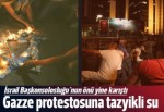 İsrail Başkonsolosluğu önünde Gazze protestosu