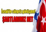 İsrail'le sürpriz görüşme!