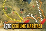 İşte çekilme haritası