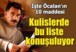 İşte Öcalan'ın 10 maddesi