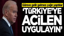 Joe Biden'a çağrı: Türkiye'ye uygulayın