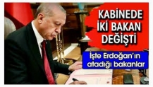 Kabine'de iki bakan değişti! Yeni bakanlar Murat Kurum ve Kemal Memişoğlu oldu