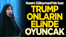 Kasım Süleymani'nin kızı Zeynep Süleymani: Trump, siyonistlerin elinde oyuncak