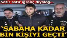 Katil ve babasının utanç diyalogları