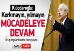 Kemal Kılıçdaroğlu konuşuyor