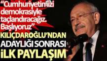 Kılıçdaroğlu’ndan adaylığı sonrası ilk paylaşım: Cumhuriyetimizi demokrasiyle taçlandıracağız.