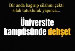 Kocaeli Üniversitesi’nde bir öğrenci tartıştığı kız arkadaşını satırla yaraladı