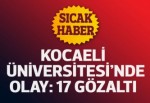 Kocaeli Üniversitesi'nde Lice protestosu: 17 gözaltı