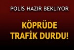 Köprüde intihar girişimi