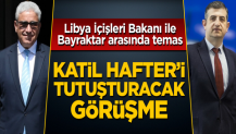 Libya İçişleri Bakanı Fethi Başağa, Haluk Bayraktar ile görüştü