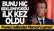 Macron iyice köşeye sıkıştı! Fransız halkı ilk kez desteğini çekti