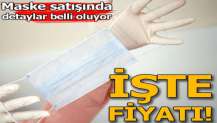 Maske satışında detaylar netleşiyor! Fiyatı...