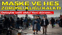 Maske zorunluluğu açık alanlarda kalktı! Salgında yeni dönemin detayları belli oldu...